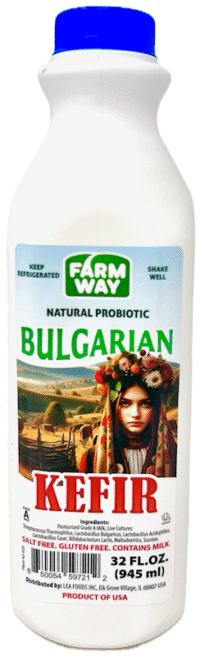 FARMWAY Kefir Bulgarian Natural Probiotic Kosher  32oz*12