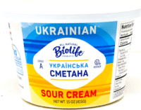 BIOLIFE Sour Cream Ukrainian (Kosher) 1lb*12