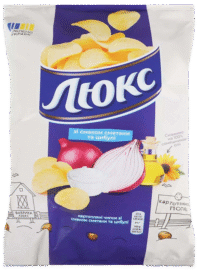 LUX Potato Chips Sour Cream & Onion Flavor 125g*22