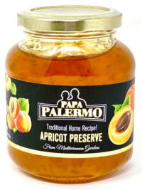 PALERMO Apricot Preserves 372g/13.1oz*6 (25% fruit)