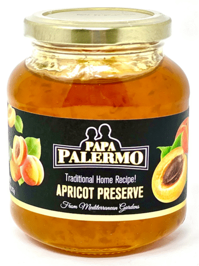 PALERMO Apricot Preserves 372g/13.1oz*6 (25% fruit)