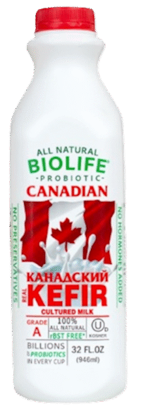 BIOLIFE Kefir Canadian Probiotic (Kosher) 32oz*12