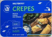 PTASHKA Crepes Ricotta Cheese & Spinach 425g*8