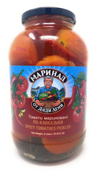 UNCLE LENYA  ""Po Kavkazski"" Spicy Red Tomatoes 2L*6