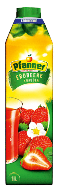 PFANNER Austrian Strawberry Juice 1L*8