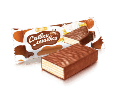 ROSHEN Loose Candie Lazy Cow ""Slivki Linivki"" (Wafers)#5139,  2.204lb
