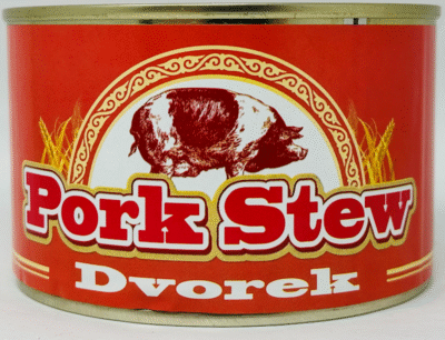 DVOREK Pork Tushonka 400g*12