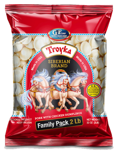 TROYKA Pelmeni Sibirean (pork with chiken) 2.0lbs*14