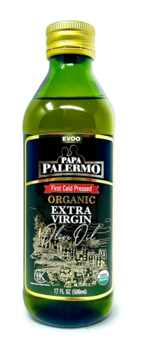 PALERMO Organic Extra Virgin Olive Oil (Kosher) 17 fl oz*12