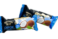 VOLOSHKOVE POLE Choco Glazed Cheesecake w/Coconut Filling 36g*30
