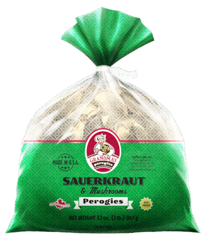 GRANDMA'S Pierogies..Sauerkraut&Mushrooms 2.0 Lbs*14