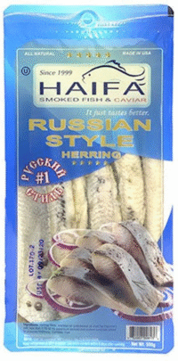 HAIFA Herring Fillet 100% Natural (Kosher) 500g*12