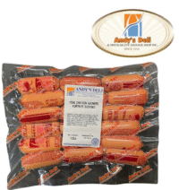 ANDY'S Wieners Chicken Mini V/P ~ 40lb (40*1lb)