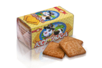 BISKVIT SHOKOLAD Cookies Korovka Baked Milk (HALAL) 180g*30