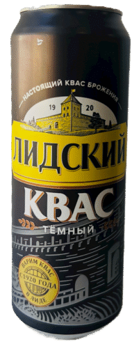 LIDSKIY Kvas Temniy  (LIVE FERMENTED) 450ml*24