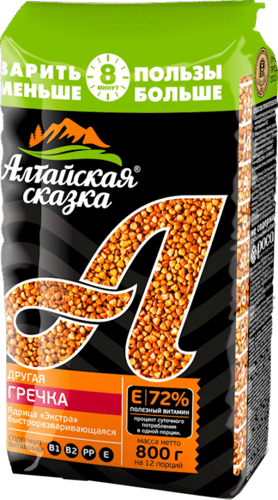 ALTAYSKAYA SKAZKA Buckwheat 800g*12