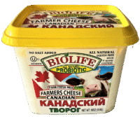 BIOLIFE Farmers Cheese Canadian (Kosher) 1lb*12