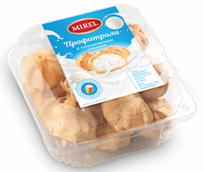 MIREL Profiteroles w/Plombir Creme Filling 180g*18