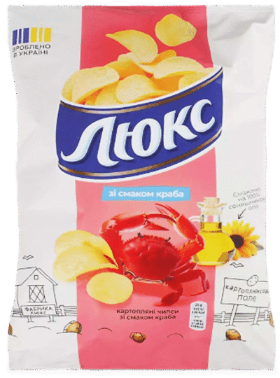 LUX Potato Chips Crab Flavor 125g*22