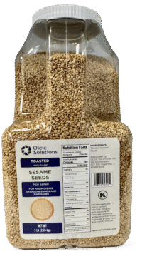 OLEIC SOLUTIONS White Sesame Kernels (Ready to eat) Kosher 5lb*4