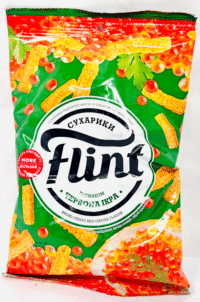 FLINT Wheat-Rye Rusks ""Sukhariki"" Red Caviar 70g*65