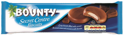 BOUNTY Chocolate Biscuits 132g*12
