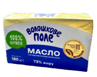 VOLOSHKOVE POLE Butter 73% Fat 180g*20
