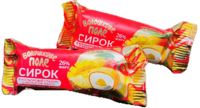 VOLOSHKOVE POLE Colored Glaze Cheesecake Pineapple-Mango  36g*30