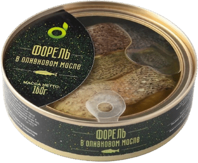 ECO FOOD Rainbow Trout In Olive Oil 160g*24 E/O