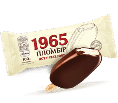 LIMO Ice Cream Eskimo 'Plombir 1965' Choco Glazed 80g*28 (46)