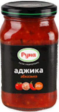 RUNA Sauce Adjika Abkhazian 212g*6