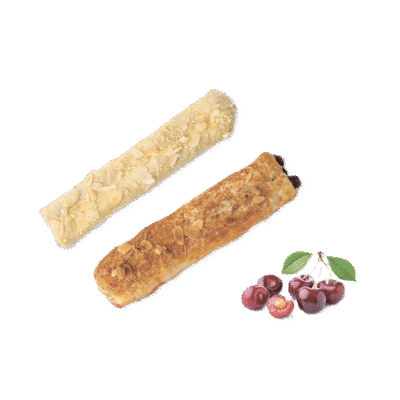 PAR BAKED Fillo Double Rolls Pastry With Cherry 4.23oz*54 (H-108)