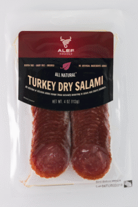 ALEF Turkey Dry Salami Sliced 4oz*15