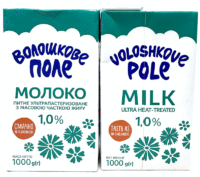 VOLOSHKOVE POLE Milk Ultra Pasteurized/UHT 1% 1L*12