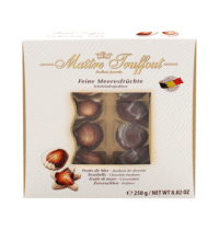 MAITRE TRUFFOUT Seashells Chocolate Candy Gift Box (white) 250g*12