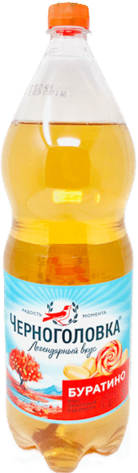 CHERNOGOLOVKA Soda ""Lemonade Buratino"" Drink 2L*6