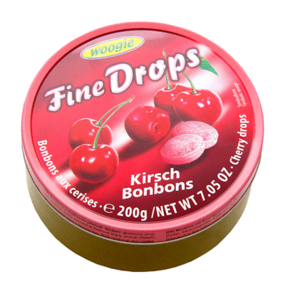 WOOGIE Fine Drops Cherry Candies 200g*10