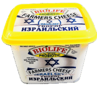 BIOLIFE Farmers Cheese Israeli (Kosher) 1lb*12