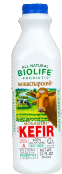 BIOLIFE Kefir Monastirsky Probiotic (Kosher) 32oz*12
