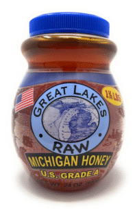 GREAT LAKES Raw Michigan Honey (Kosher) 680g(24oz)*6