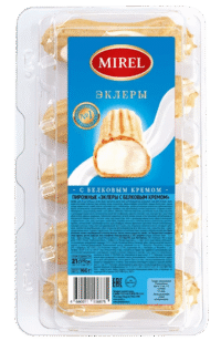MIREL Eclairs w/Protein Cream Filling 160g*10