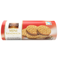 FEINY BISCUITS Mini Sandwich Biscuits with Cocoa Cream Filling 180g*30