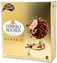 FERRERO Rocher Milk Chocolate Ice Cream Stick 280ml*7 (4 PACK) #10059