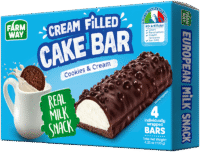 FARMWAY Cream Filled Cake Bar (Cookies & Cream) 4.23oz*14