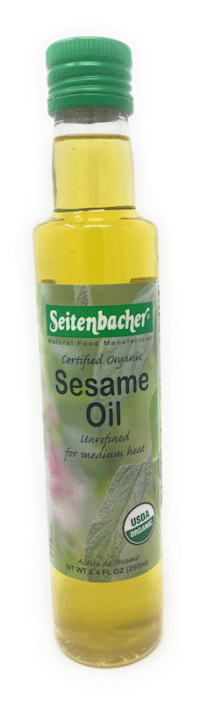 SEITENBACHER Organic Premium Sesame Oil (Cold Pressed) (Unrefined) 250ml*4