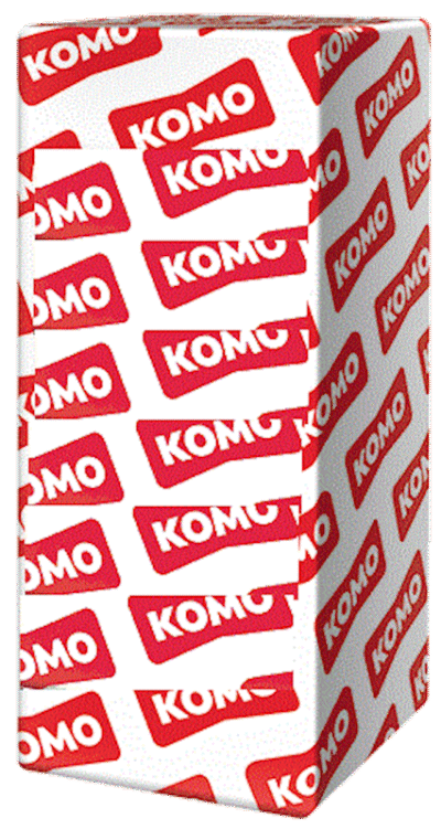KOMO Hard Cheese Slivochny 50%Fat (Block)~6.61lb