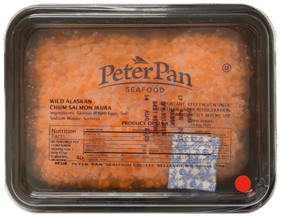 PETER PAN CHUM #1 Salmon Caviar (Kosher) 2.2lb (1000g) (Red)