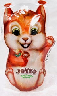 JOYCO Chocolate Dragee ""Belochka"" w/Hazelnut Filling 150g*20