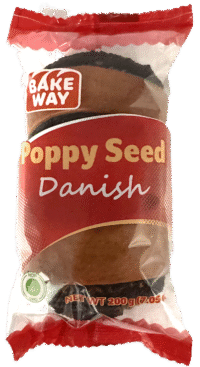 BAKEWAY Poppy Seed Danish 200g*20