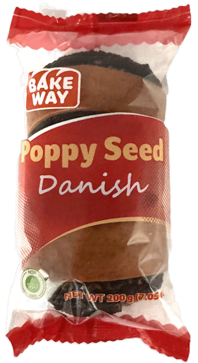 BAKEWAY Poppy Seed Danish 200g*20